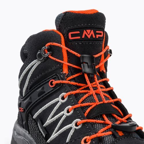 Buty trekkingowe dziecięce CMP Rigel Mid Wp antracite/flash orange