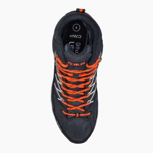 Buty trekkingowe męskie CMP Rigel Mid Wp antracite/flash orange