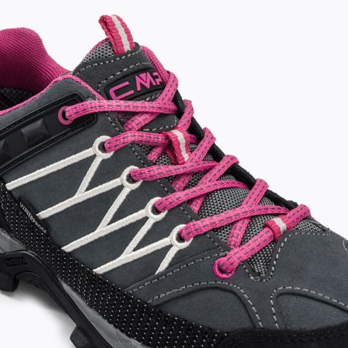 Buty trekkingowe damskie CMP Rigel Low Wp grey/fuxia