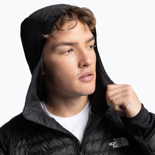 Kurtka hybrydowa męska The North Face AO Insulation Hybrid black/black heather