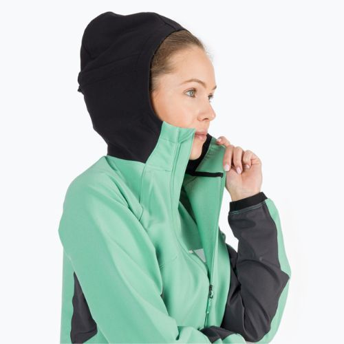 Kurtka softshell damska The North Face AO Softshell Hoodie wasabi/asphalt grey/black