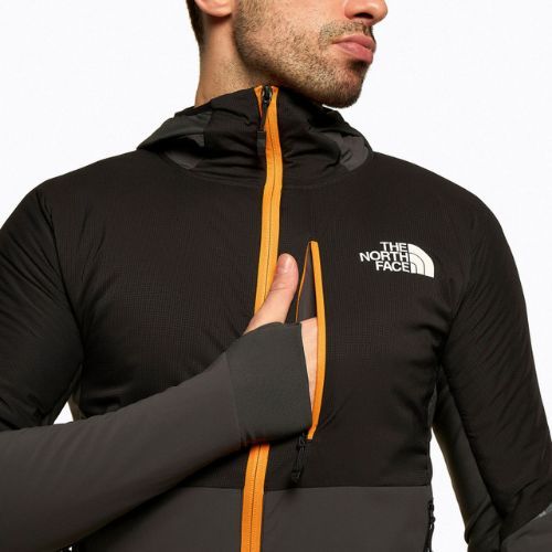Kurtka hybrydowa męska The North Face Dawn Turn Hybrid Ventrix Hoodie asphalt grey/black/asphalt