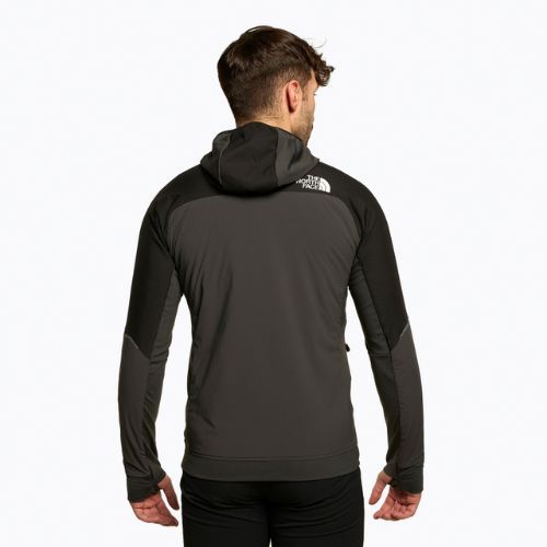 Kurtka hybrydowa męska The North Face Dawn Turn Hybrid Ventrix Hoodie asphalt grey/black/asphalt