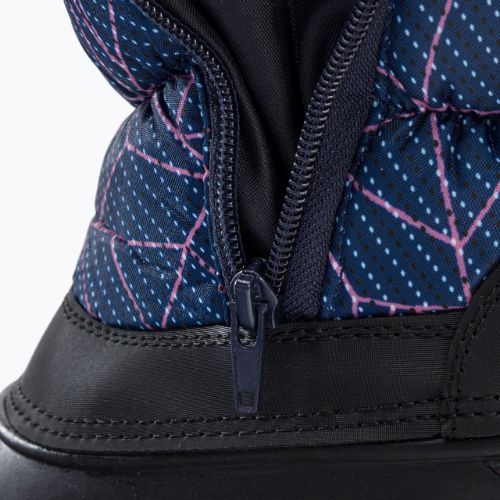 Śniegowce juniorskie CMP Sneewy Snowboots black blue/fucsia