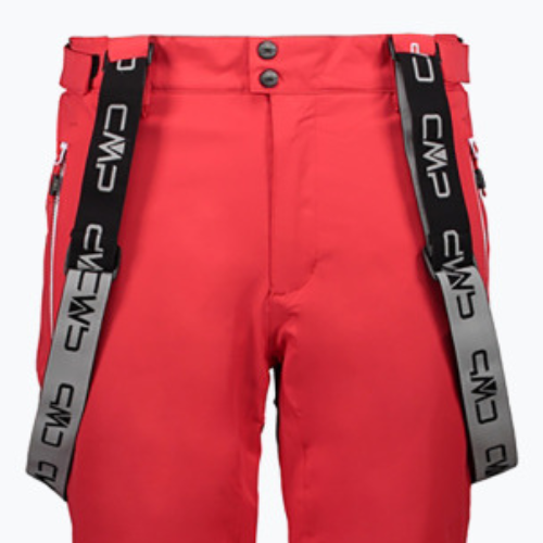 Spodnie narciarskie męskie CMP czerwone 3W04467/C580