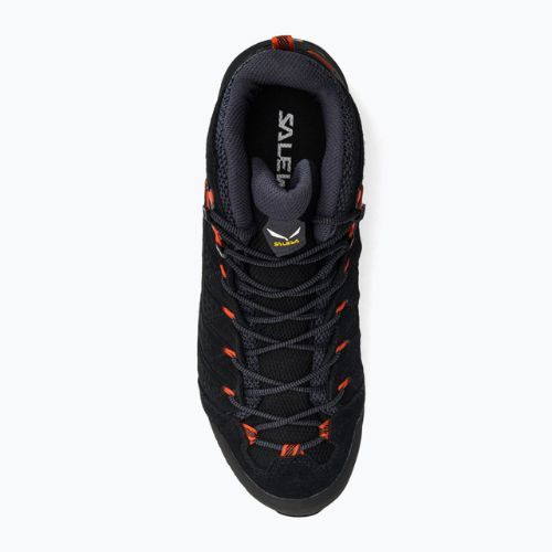 Buty trekkingowe męskie Salewa Alp Mate Mid WP black out/fluo orange