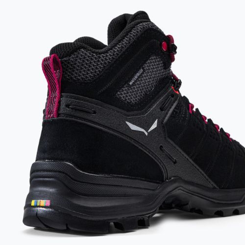 Buty trekkingowe damskie Salewa Alp Mate Mid WP black out/virtual pink