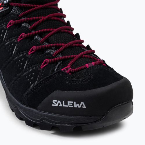 Buty trekkingowe damskie Salewa Alp Mate Mid WP black out/virtual pink