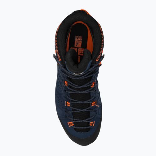 Buty trekkingowe męskie Salewa Alp Trainer 2 Mid GTX dark denim/fluo orange