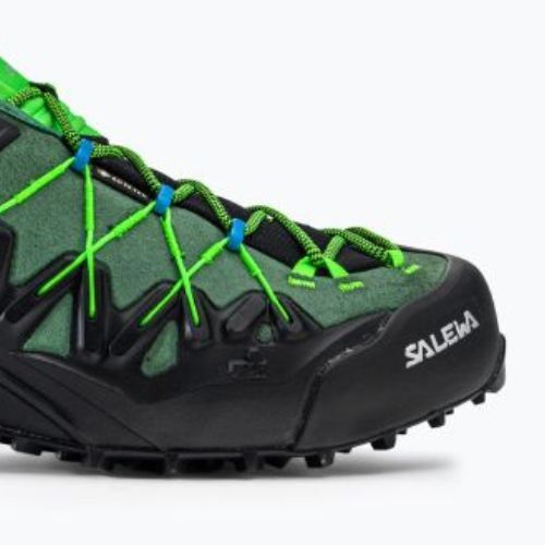 Buty podejściowe męskie Salewa Wildfire Edge GTX myrtle/fluo green