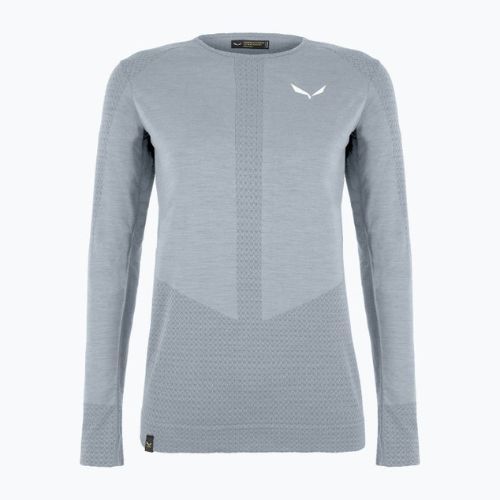 Longsleeve termoaktywny damski Salewa Zebru Med Warm AMR flint stone