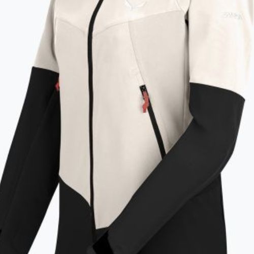 Kurtka softshell damska Salewa Sella DST oatmeal/black out