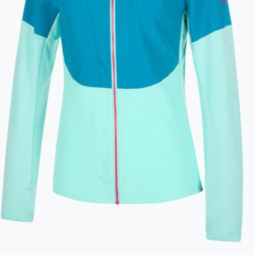Bluza trekkingowa damska La Sportiva Session Tech Hoody turquoise/crystal