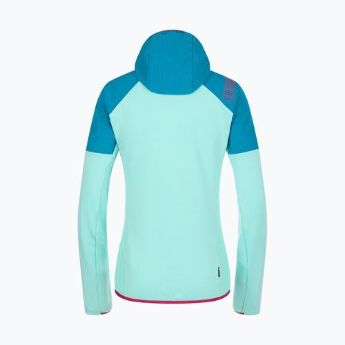 Bluza trekkingowa damska La Sportiva Session Tech Hoody turquoise/crystal