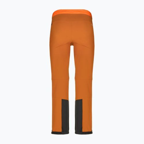 Spodnie softshell męskie Salewa Sella DST Lights autumnal/black out/fluo orange
