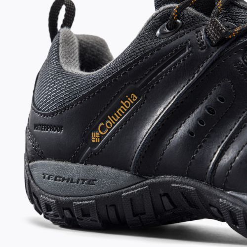 Buty turystyczne męskie Columbia Woodburn II Waterproof black/caramel