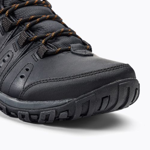 Buty turystyczne męskie Columbia Woodburn II Waterproof black/caramel