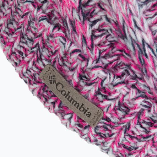 Czapka zimowa dziecięca Columbia Bundle Up white/pink ice ombre