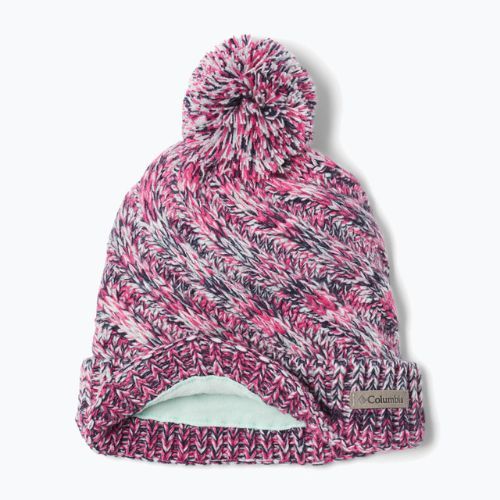 Czapka zimowa dziecięca Columbia Bundle Up white/pink ice ombre