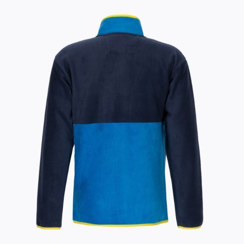 Bluza polarowa męska Columbia Back Bowl Full Zip collegiate navy/brt indigo/laser lemon