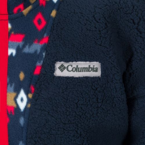 Bluza polarowa męska Columbia Backbowl Sherpa coll navy/coll navy rocky mtn print