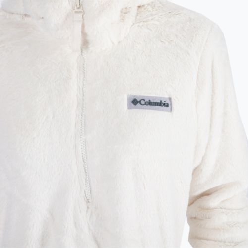 Bluza polarowa damska Columbia Bundle Up Hooded chalk