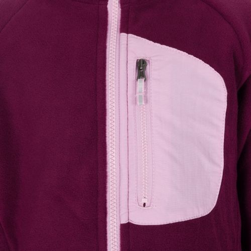 Bluza polarowa dziecięca Columbia Fast Trek III Full Zip marionberry/aura