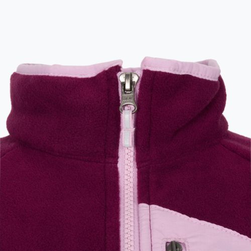 Bluza polarowa dziecięca Columbia Fast Trek III Full Zip marionberry/aura