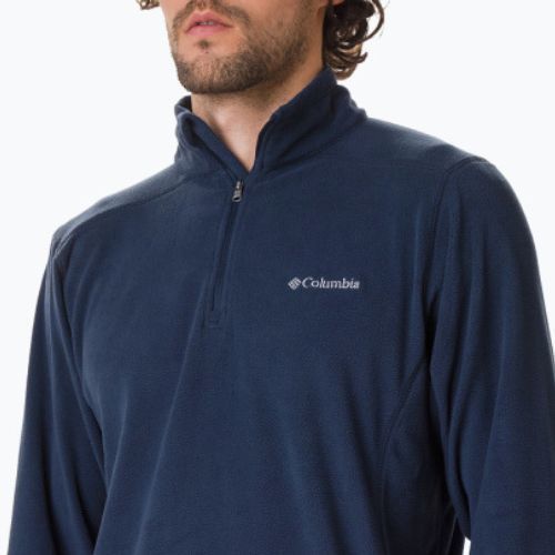 Bluza polarowa męska Columbia Klamath Range II HZ collegiate navy solid