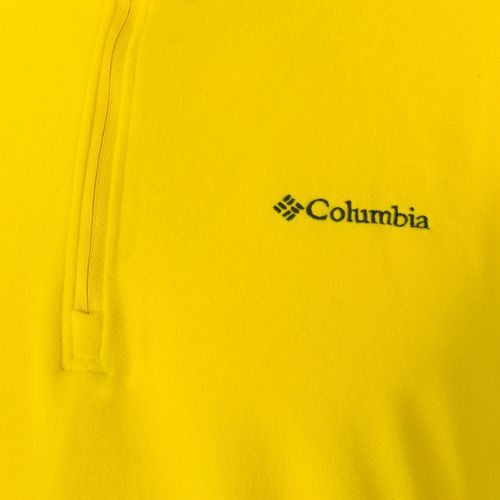 Bluza polarowa męska Columbia Klamath Range II HZ laser lemon