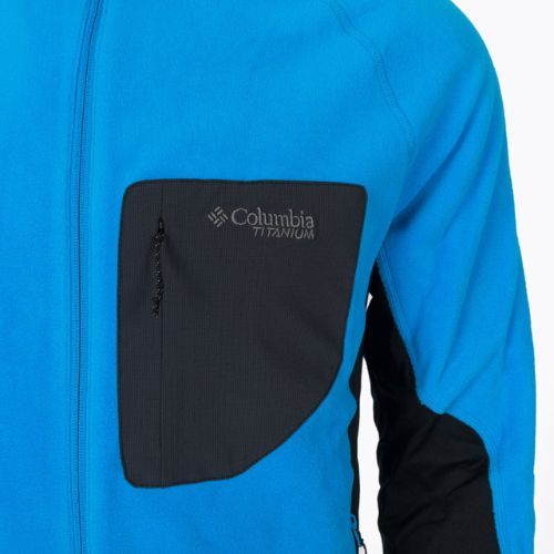 Bluza trekkingowa męska Columbia Titan Pass 2.0 II compass blue/black
