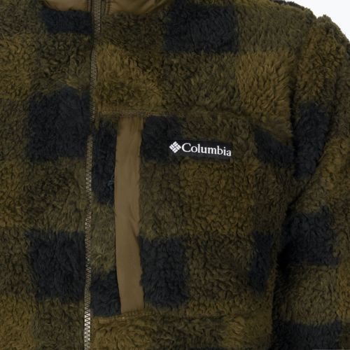 Bluza polarowa męska Columbia Winter Pass Print Fleece olive green check