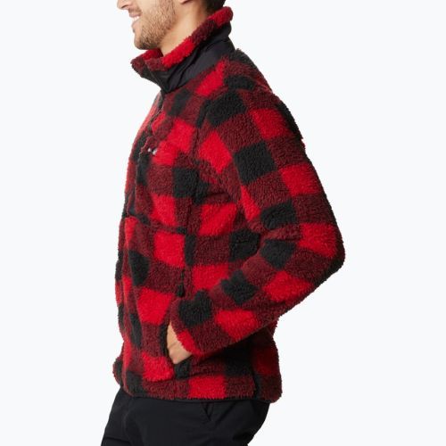 Bluza męska Columbia Winter Pass Print Fleece mountain red check