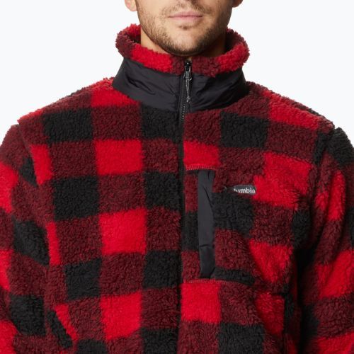 Bluza polarowa męska Columbia Winter Pass Print Fleece mountain red check