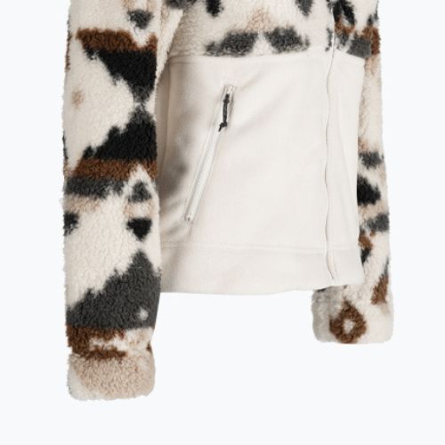 Bluza damska Columbia Winter Pass Sherpa Hooded chalk rocky mt print/chalk