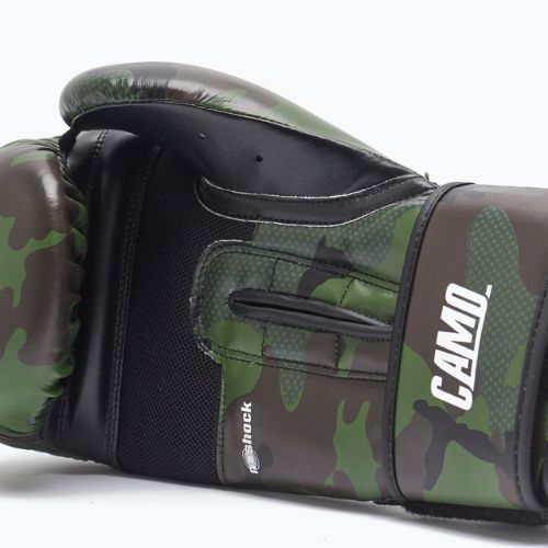 Rękawice bokserskie LEONE 1947 Camo green mimetic