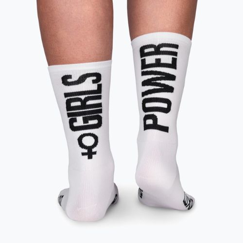 Skarpety damskie Luxa Girls Power white