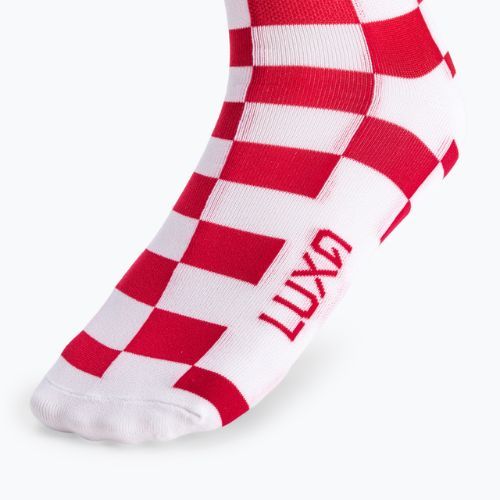Skarpety Luxa Squares red