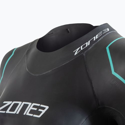 Pianka triathlonowa damska ZONE3 Advence black/turquoise/gunmetal