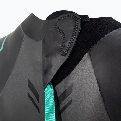 Pianka triathlonowa damska ZONE3 Advance 4 mm black/turquoise/gunmetal