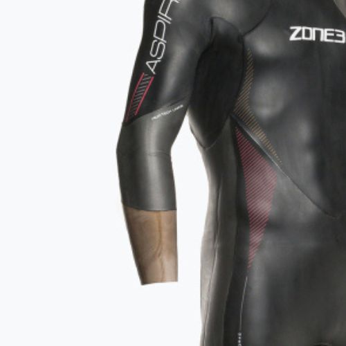 Pianka triathlonowa męska ZONE3 Thermal Aspire black/grey/gold/red
