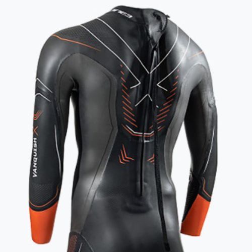 Pianka triathlonowa męska ZONE3 Vanquish-X black/orange