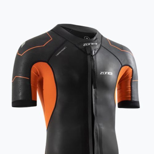 Pianka triathlonowa męska ZONE3 Versa Swimrun 2 mm black/orange/gunmetal