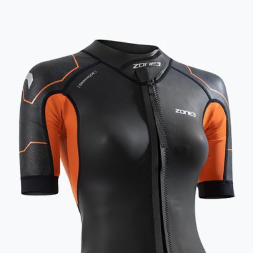 Pianka triathlonowa damska ZONE3 Versa Swimrun 2 mm black/orange/gunmetal