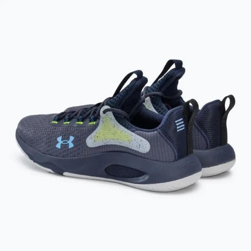 Buty treningowe męskie Under Armour Hovr Rise 4 tempered steel/midnight navy/carolina blue
