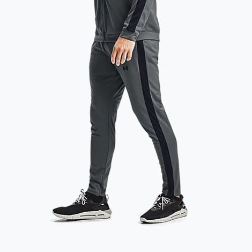 Dres męski Under Armour UA Knit Track Suit pitch gray/black