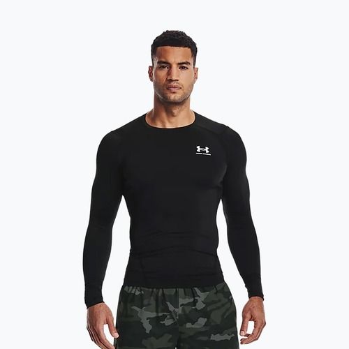 Longsleeve treningowy męski Under Armour HG Armour Comp black/white