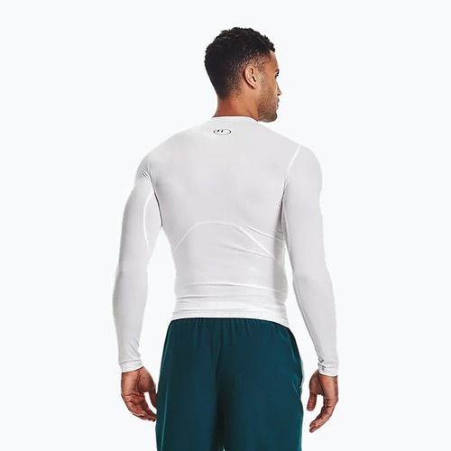 Longsleeve treningowy męski Under Armour HG Armour Comp white/black