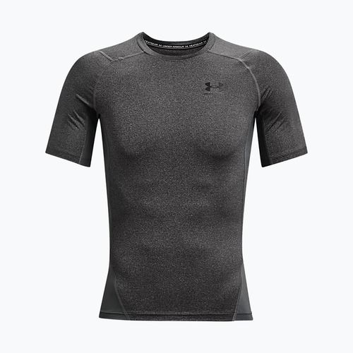 Koszulka treningowa męska Under Armour HG Armour Comp carbon heather/black
