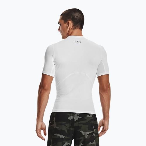 Koszulka treningowa męska Under Armour HG Armour Comp white/black